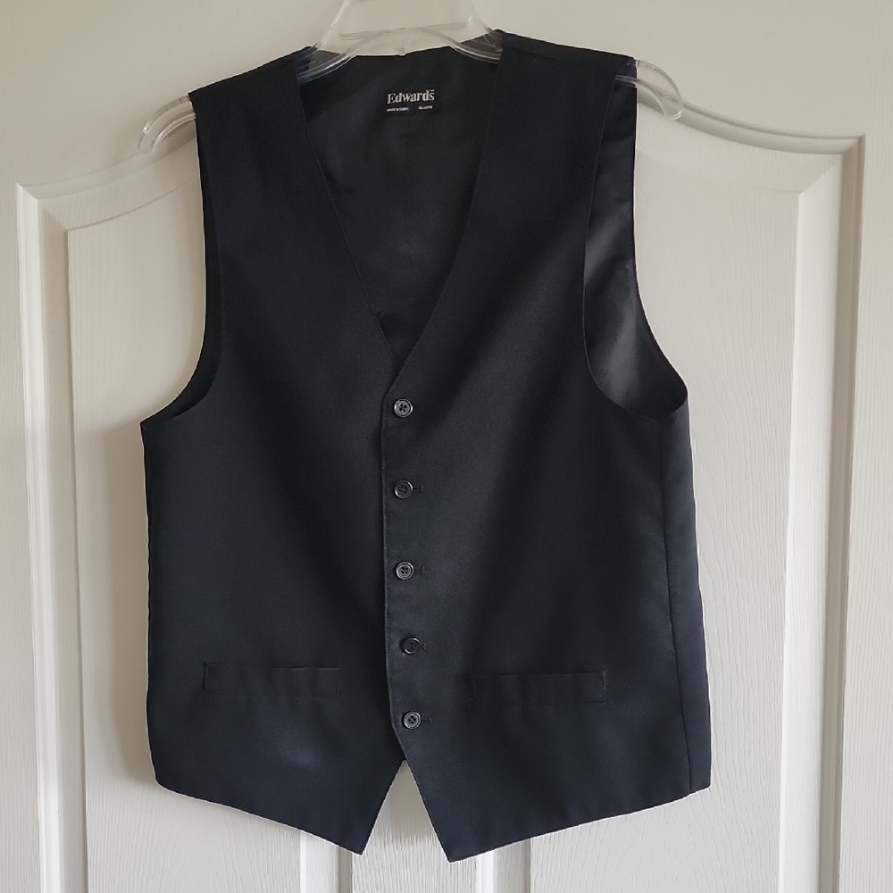 Classic Black Server Vest